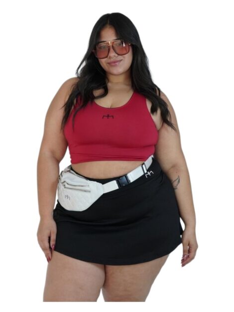 Falda Deportiva Negra Plus Size
