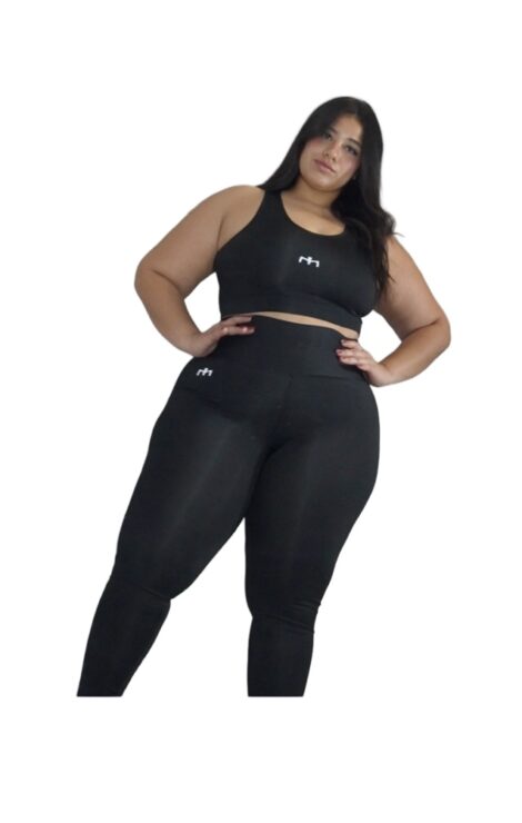 Legging Vid Flexing negro talla plus